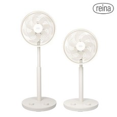 REINA 스탠드 선풍기 서큘레이터형 저소음 타이머 키높이 RF-1014, 없음, RF-N1014