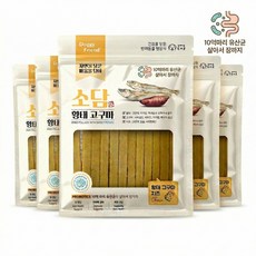 강아지 간식 유산균 담긴 소담 황태 고구마 치즈 스틱 노령견 프리미엄 부드러운 져키 고단백 저지방, 1개, 100g, [부드러운]10억 유산균 칭찬 간식