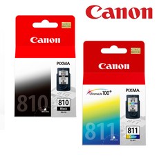 Canon PG-810+CL-811 原廠墨水組 (1黑+1彩) 適用 MP486/MX328/MX338/MP258/MP276/MP496/MX347/MX357/IP2770, PG-810+CL-811 墨水組, 1套