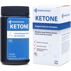 프라임 스크린 케톤 테스트 스트립: 소변을 기반으로 한 검사 소변 스트립 100개