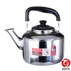 ZEBRA 斑馬 Century世紀笛音壼 5.5L 不銹鋼壺, 1個