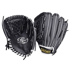 야구글러브 파워플레이(블랙) 10.5인치, 오른손착용, 좌투(오른손착용), 1개