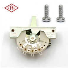 Fender Pure Vintage CRL 三段刀閘式 Telecaster 吉他切換開關 提升音色, 1個, 裸裝附兩顆加長不鏽鋼螺絲