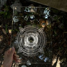 戶外露營igt髮光單元闆GZ燈架透明亞剋力38燈架戶外桌便攜輕量化, 1個, 一單元DW升級透明款（配收納袋+螺母