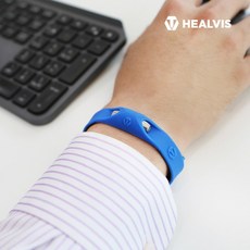 힐비스 미세전류 팔찌 티타늄 팔찌 스포츠 골프, 1개