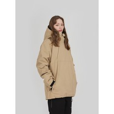 엔쓰리 NNN - Hide Anorak - JACKET - 베이지 / 남녀공용 스노우보드복 스키복 자켓