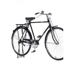 옛날 자전거 클래식 레트로 바이크 블랙 28인치 (28인치 대형 바) A, 스타일 B 블랙 26인치 (공기 타이어)