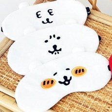 농담곰 캐릭터 수면안대 숙면 취침 눈가리개, 담곰이 볼터치, 1개, 1개입