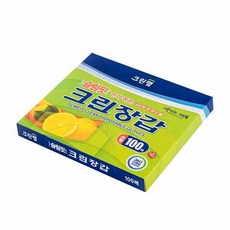 크린랩 슬림핏 크린장갑, 1개, 100개입