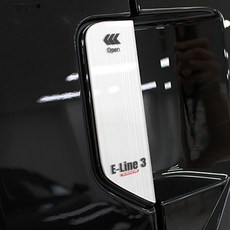 EV3 아크릴 도어캐치 커버 호환 용품, 실버톤 2열, 기타