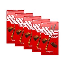 롯데제과 오리지널 빼빼로, 54g, 5개