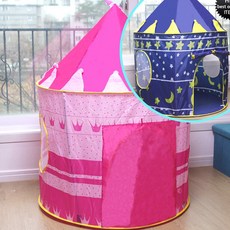 실내용 유아동 놀이 텐트 원터치 아이들 가정용 귀여운 아기 아지트 만들기 플레이 하우스 키즈 집 공간, 블루, 9037개