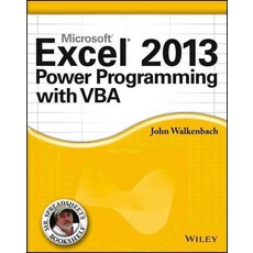 Excel 2013 Power Programming with VBA, John Wiley & Sons Inc