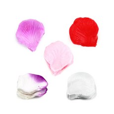 바라던리빙 꽃잎조화세트 파티데코, 믹스퍼플