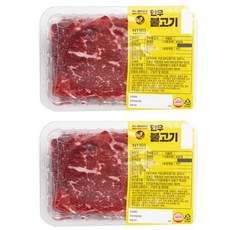 [냉동] 노브랜드 부드러운 육질의 노브랜드 한우 불고기 (500g/팩) x2개, 500g