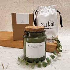 au fait 香氛蠟燭 精油蠟燭 蠟燭禮盒 大豆蠟燭 手工製作 紓壓入眠 氣味擴香, 100g C6 鳶尾花 壇香木 龍延香醚