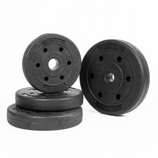 루아즈 추감기 바벨 원판, 블랙, 1개, 1kg