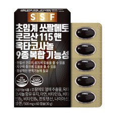 순수식품 쏘팔메토 로르산 115 옥타코사놀, 60정, 1개