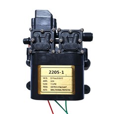 충전 분무기용 펌프 12V 충전식 분무기 고성능 더블펌프 모터 한 쪽 나사산, 1개