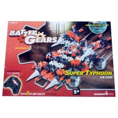 DAESUNG TOYS BATTLE GEARS SUPER TYPHOON 遙控拼裝戰鬥車模型, 1個