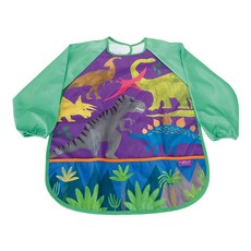 英國FLOSS & ROCK小藝術家防髒衣，兒童畫畫衣，防水防污，寶寶圍裙，美術用品, 回到侏儸紀