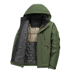 石墨烯潮流時尚連帽棉衣外套 - 短款保暖運動棉服