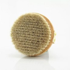 때밀이 목욕솔 돼지갈기 머리 닭다리형 중간 A 원형 표준 브러시 말털 돈모 미끄럼 41cm, 1개, G.손잡이가없는10.5cm길이의말털목욕솔은부드