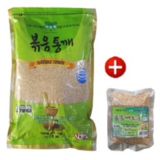 [산내들] 볶음통깨 1kg 구매시 볶음깨소금 80g 증정, 1개