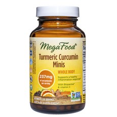 MegaFood 迷你薑黃素錠 237mg, 1個, 60 件