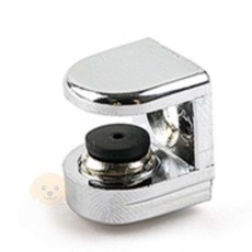 곰돌이네상점 유리다보 디귿자 크롬 미니 유리선반다보