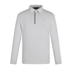 팬텀 봄 남성 투톤 잔조직 카라 긴팔 티셔츠 211F1TO103