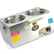 스텐 포장마차용 2구 전기 사각 만두찜기 업소용만두기계 스텐만두찜기 스팀만두찜기, 실리콘깔판 20cm -노란색