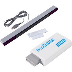 아오킨 센서 바 및 Wii에서 HDMI 변환기 - 유선 적외선 닌텐도 Wii용 어댑터