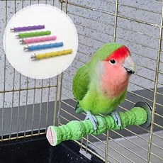 새장 중형조 휴식 원목 장난감 중형 앵무새횃대 스탠드 갈기 발톱갈이 앵무새횟대