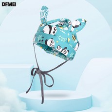 DFMEI 寶寶護頭枕防摔神器頭部保護墊夏季防撞頭學走路嬰兒四季學步帽子, 1個, 寶寶護頭套-綠色