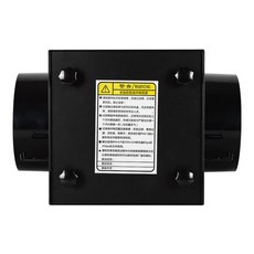 HVAC 환기 시스템 공기 청정기 금속 공기 정화 상자 활성탄 HEPA 필터 PM2.5 리무버 원형 덕트용, 03 150mm