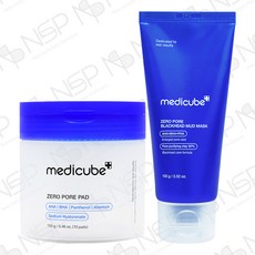 메디큐브 제로 모공 올킬 세트 (제로모공패드+머드팩), 1개