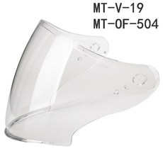 MT thunder 3sv jet 專用彩片鏡片, 透明, 1個
