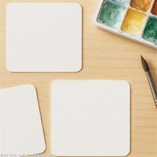 돕스 캘리그라피엽서용지 100매 8x8 단어카드종이 명함카드종이 큐카드두꺼운종이 아트페이퍼