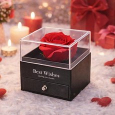 귀걸이정리 주얼리박스 액세서리 반지 장미 수납함