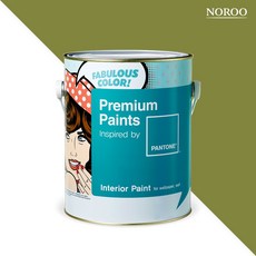 노루페인트 팬톤 내부용 실내 벽면 무광 페인트 4L, 18-0538 Woodbine, 1개