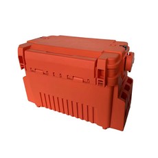 多功能漁具路亞工具盒收納箱海釣磯釣臺釣箱配 可坐人插竿配, 1個, 橙色小號