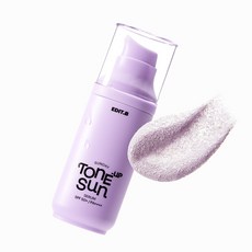 [1초톤업/화잘먹베이스/파데프리] 에딧비 선데이 톤업 선세럼 55ml [SPF50+ PA++++], 1