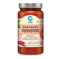 청정원 아라비아따 스파게티 소스, 600g, 2개