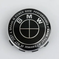 4개 56mm 68mm BMW 휠 센터 커버 교체용 커버 BMW E39 F25 E60 E91 E87 F10 F30 X5 X3 E46 E90 E30 E71 E71, 01 56mm, 06 black