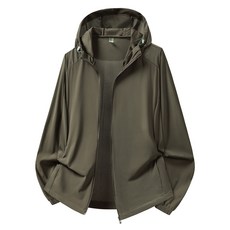 UPF50 防紫外線戶外防曬服 男女款 冰絲透氣皮膚衣, 男款-鴨梨綠,女款2XL【125-135斤】, 1個