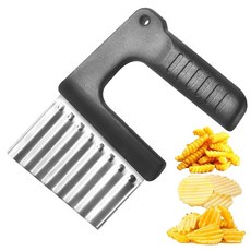 채소용 크링클 커터 샐러드 초퍼 나이프 스테인리스 스틸 세레이터 당근 프라이 감자 슬라이서 프렌치 채소용 도마 블레이드 웨이브 샐러드