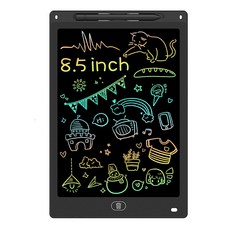Generic 드로잉태블릿 드로잉패드 액정타블렛 LCD 필기 태블릿 드로잉 보드 8.5인치 화면, Black