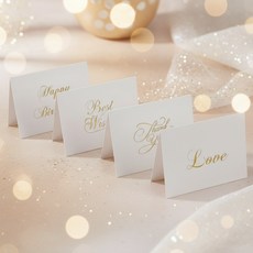 축하카드 답례용 골드포인트 메시지 카드 봉투 제작 세트, 1개