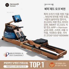 리온 홈 접이식 로잉머신 런닝머신 가정용 워터 아쿠아로잉머신, 기본 색상, 접이식 친환경 오크 더블 지방 연소